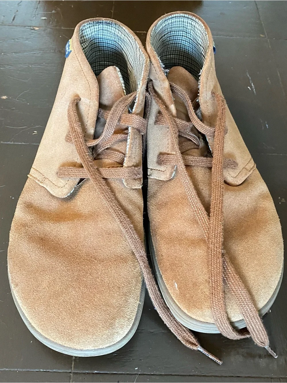 Lems Barefoot Tan Suede Chukka Boots Men’s 13